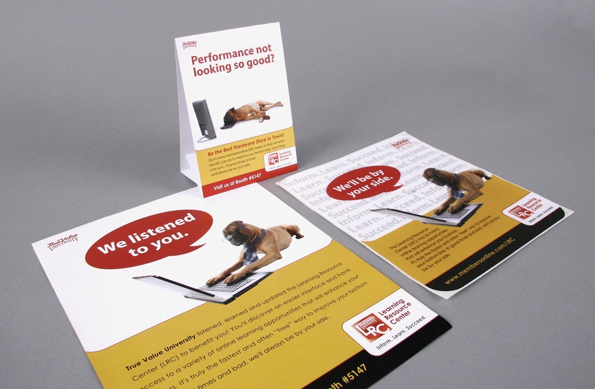 True Value Learning Resource Center Print Collateral