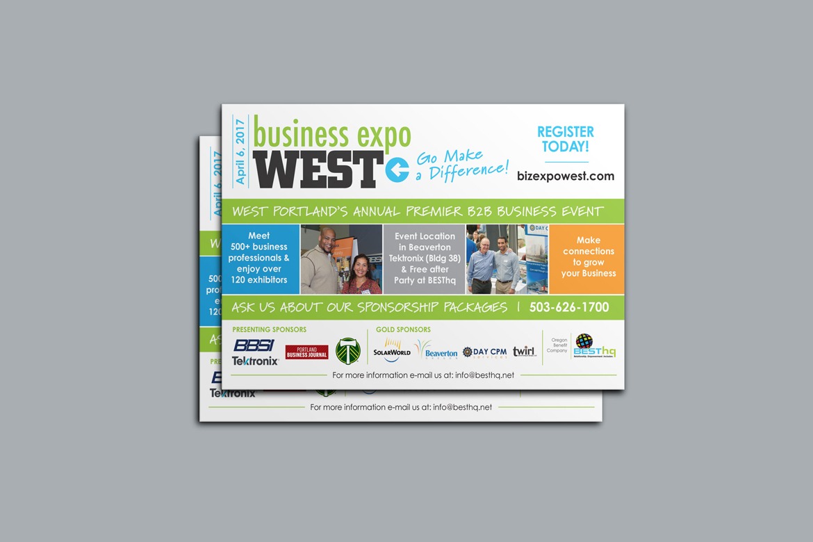 Business Expo West 2017 Postcard