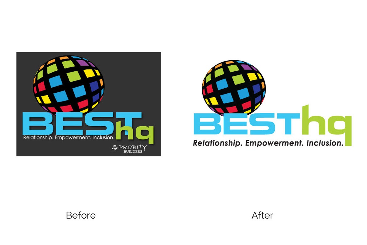 BESThq Logo - Before and After