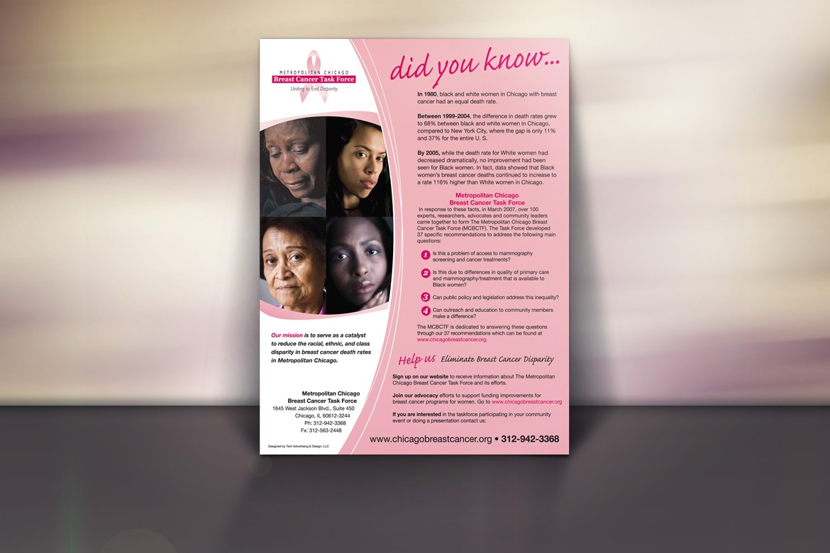 Metropolitan Chicago Breast Cancer Task Force Flyer