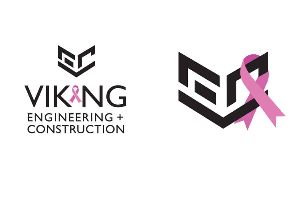 Twirl Viking EC Breast Cancer Logo