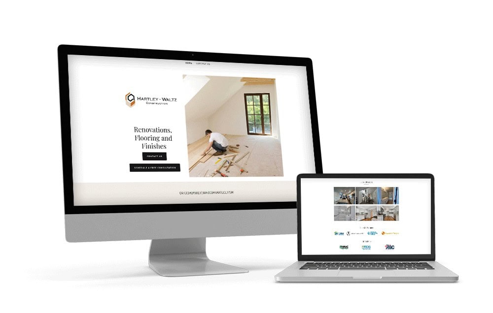 Hartley-Waltz Website by Twirl Advertising & Design
